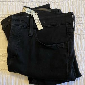 Madewell Roadtripper Bennett Black High Rise Jean